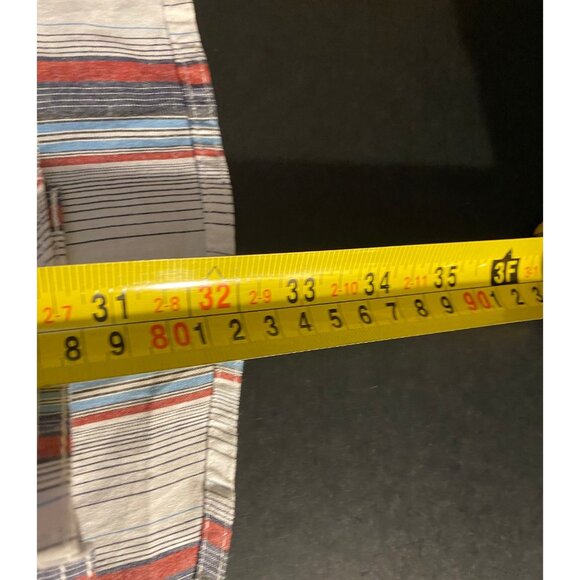 Wrangler 20X Competition White Pearl Snap Shirt Mens XL Striped Western - Picture 6 of 6